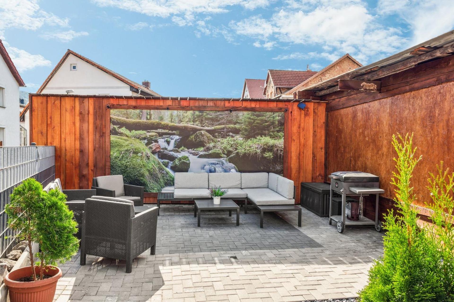 Apartment Harzlounge Center Thale - Grill & Garden ภายนอก รูปภาพ